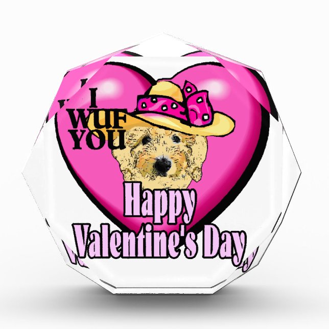 Goldendoodle Valentines Day Award (Front)