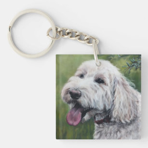 goldendoodle keychain