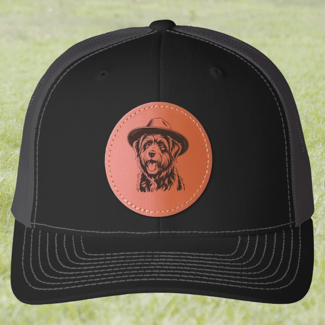 Goldendoodle with Cute Fedora Hat Dog Lovers (Creator Uploaded)