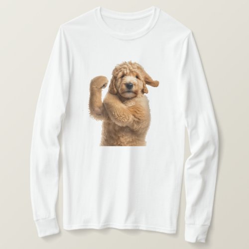 Goldendoodle workout Dog Mom Dog Dad funny gift T_Shirt