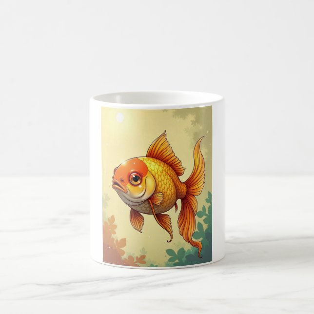 goldenfish is shinning coffee mug (Center)