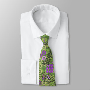 Goldengate Park Floral Two-sided Neck Tie