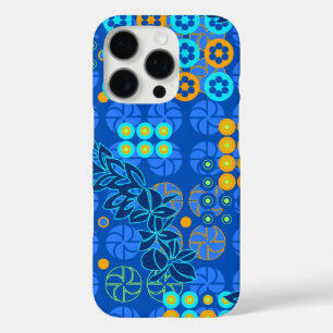 Goldengate Park Vintage Psychedelic Floral Royal iPhone 16 Pro Case