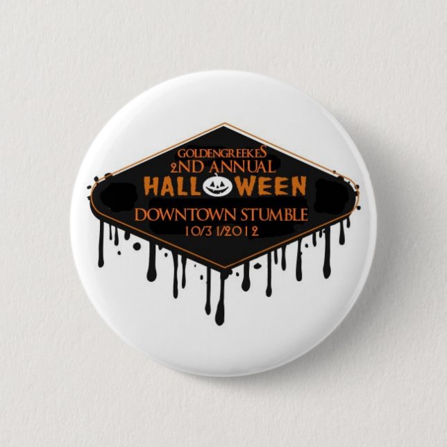 GoldenGreeke's 2nd Annual Halloween Stumble Pin (Front)