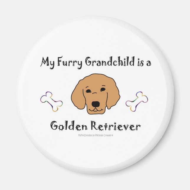 GoldenRetriever Magnet (Front)