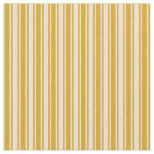 Goldenrod and Beige Pattern Fabric