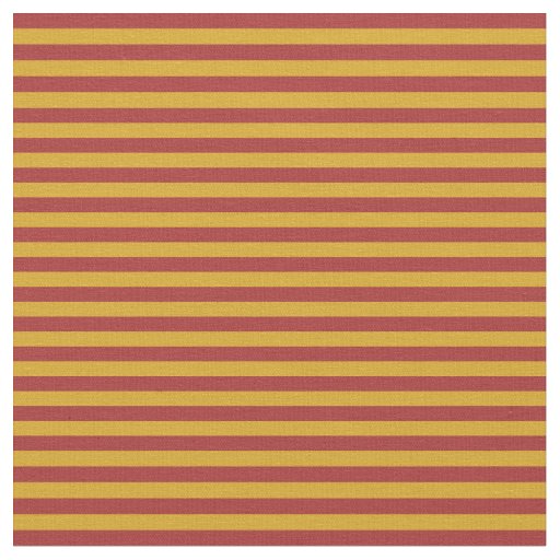 Goldenrod and Brown Pattern of Stripes Fabric