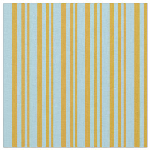 Goldenrod and Light Blue Colored Pattern Fabric