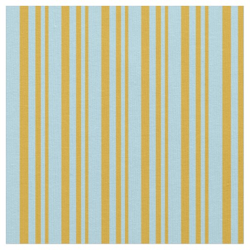 Goldenrod and Light Blue Colored Pattern Fabric