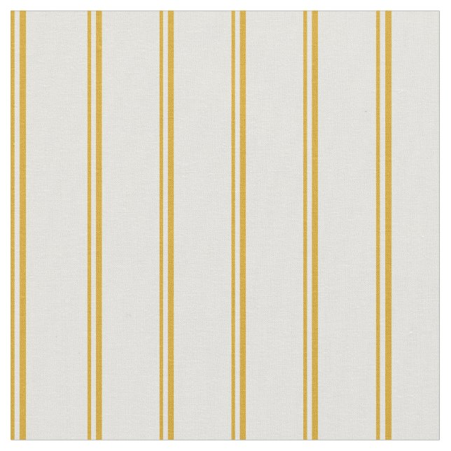 Goldenrod and Light Yellow Striped/Lined Pattern Fabric (Close Up)