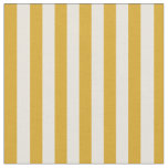 [ Thumbnail: Goldenrod & Beige Colored Lines Fabric ]