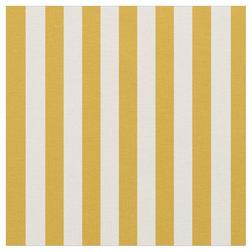 Goldenrod & Beige Colored Lines Fabric