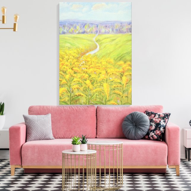  Goldenrod by Cargill, 1937 Canvas Print (Insitu(LivingRoom))