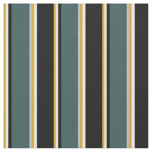 Goldenrod, Light Cyan, Black, Slate Gray & Grey Fabric