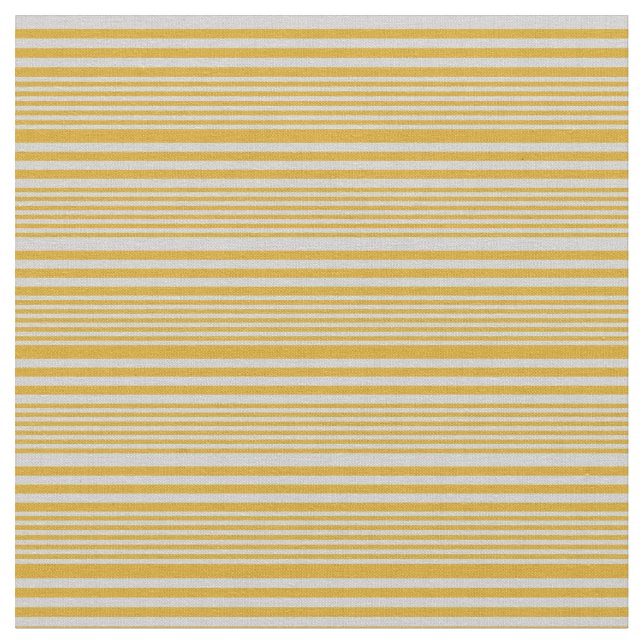Goldenrod & Light Gray Colored Pattern Fabric (Close Up)