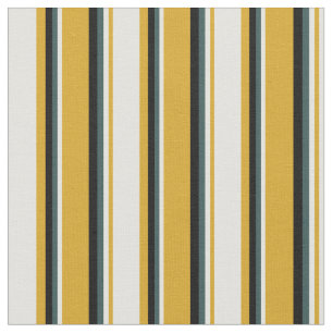 Goldenrod, Light Yellow, Dark Slate Gray & Black Fabric