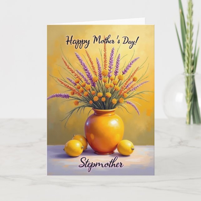 Goldenrod Mothers Day Card (Front)