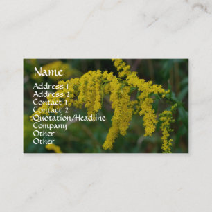 Goldenrod Nature Photography Business Card