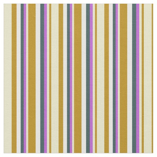 Goldenrod, Pale Goldenrod, Orchid, Gray & White Fabric