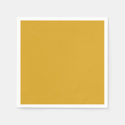 Goldenrod Solid Color Napkins