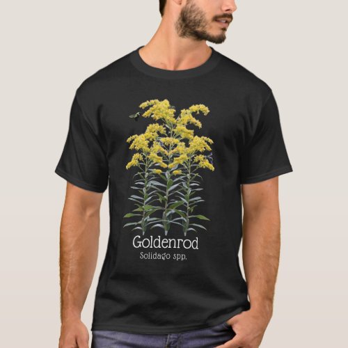 Goldenrod Solidago Wildflower and Pollinators T_Shirt