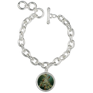 Goldenrod & Songbirds Christmas Greeting Bracelet