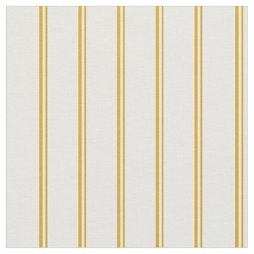 Goldenrod & White Colored Lines Fabric