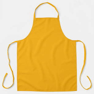 Goldenrod Yellow Autumn Fall Solid Color Apron