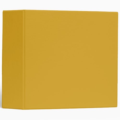 Goldenrod Yellow Solid Color  Trendy Color  3 Ring Binder