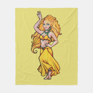 Goldens Belly Dancer                               Fleece Blanket