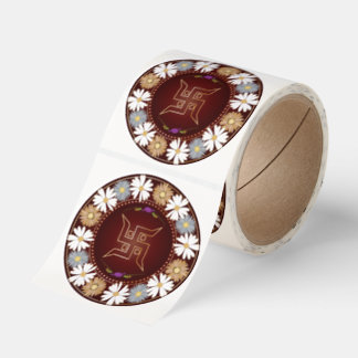 Goldenswastik Diwali Classic Round Sticker