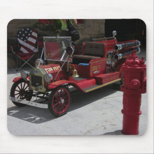 Goldfield bitty fire truck mouse pad