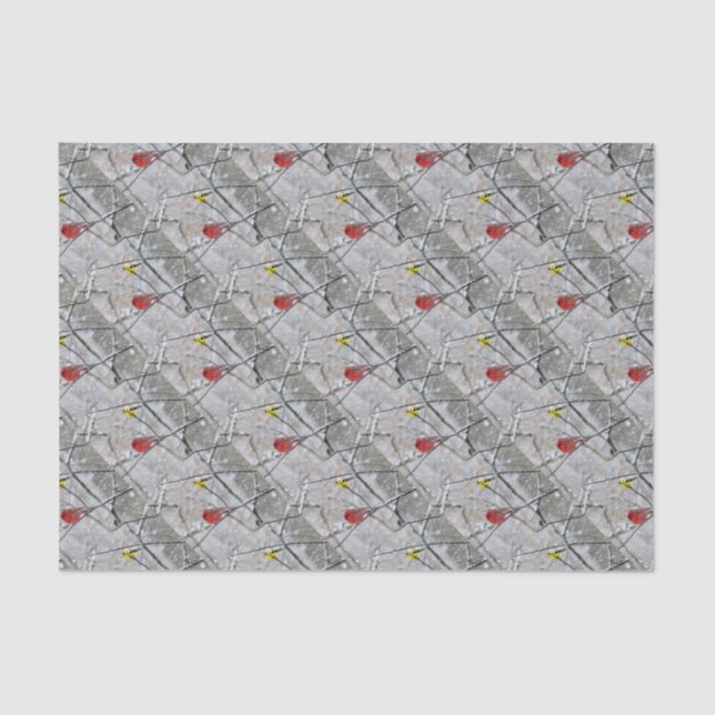 Goldfinch And Cardinal Tissue Paper (Front)