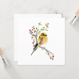 Goldfinch Beautiful Watercolor Note Cards