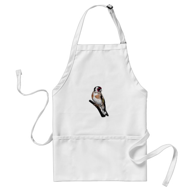 Goldfinch drawing adult apron (Front)