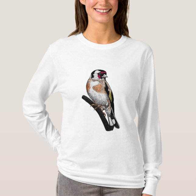 Goldfinch drawing T-Shirt (Front)