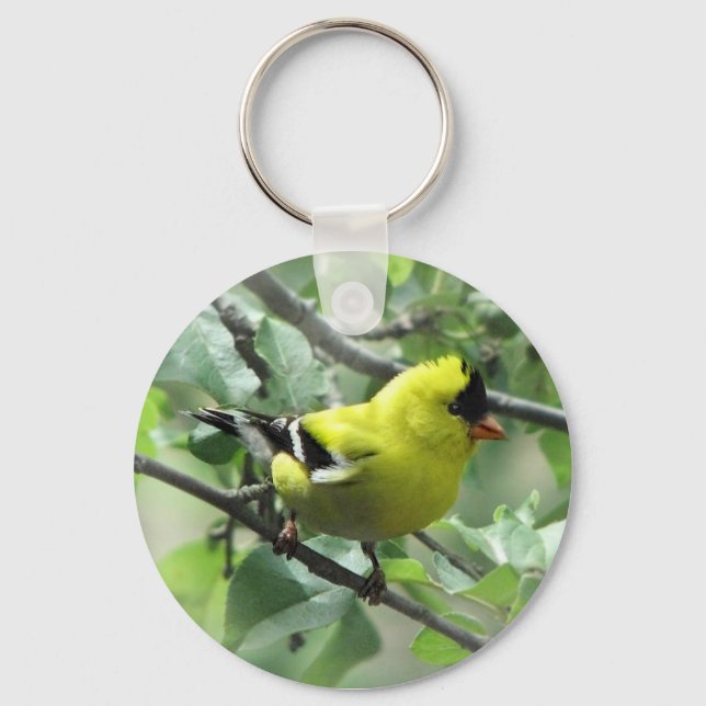 Goldfinch Keychain (Front)