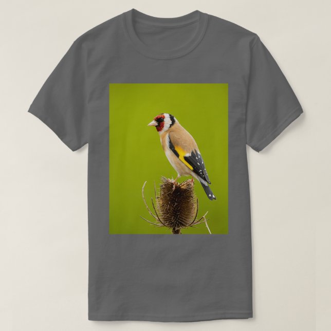 Goldfinch on teasel T-Shirt (Design Front)