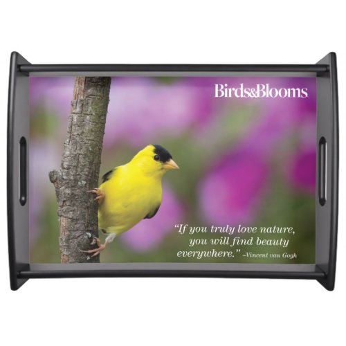 Goldfinch Serving Tray