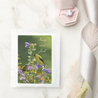 Goldfinch Spring Garden Wedding Tea Bag Drink Mix