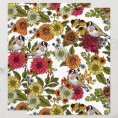 Goldfinches in the garden   (Front/Back)