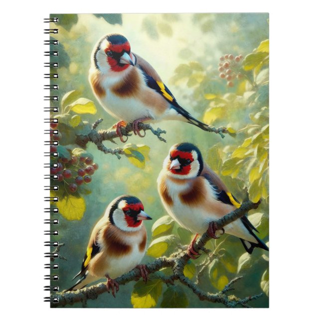 Goldfinches Notebook (Front)