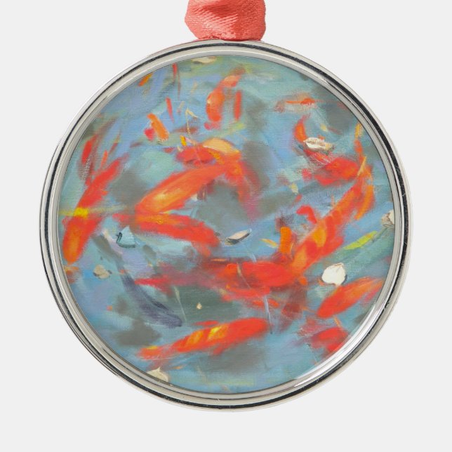 Goldfish 2010 2 metal ornament (Front)