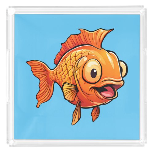 Goldfish Acrylic Tray