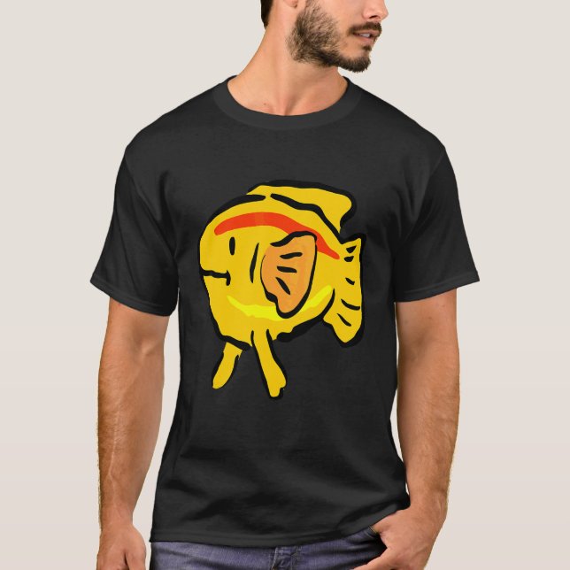 Goldfish  Artistic Fish Koi Carp T-Shirt (Front)
