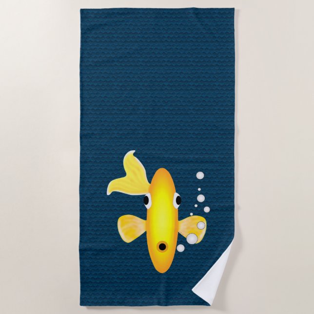 Goldfish Beach Towel (Front)