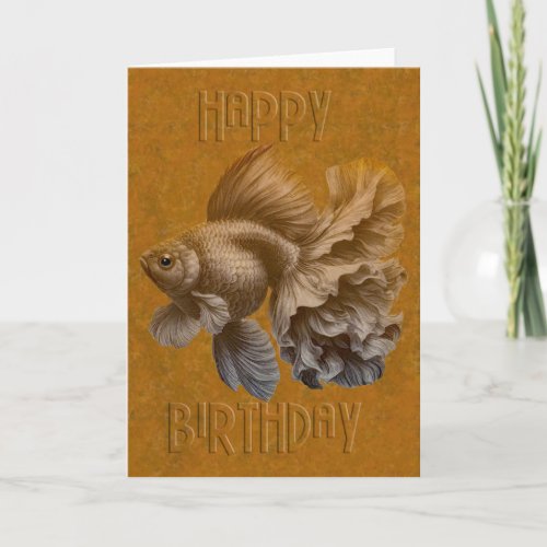 Goldfish _ birthday card