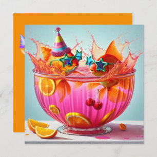 Goldfish Birthday Party Invitation