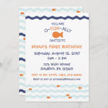 Goldfish Birthday Party Invitation at Zazzle