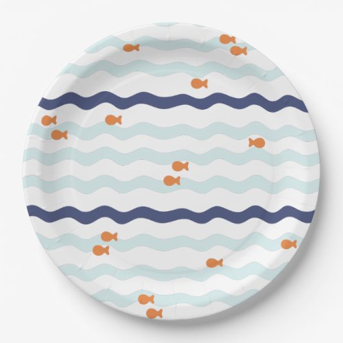 Goldfish Birthday Party Plates